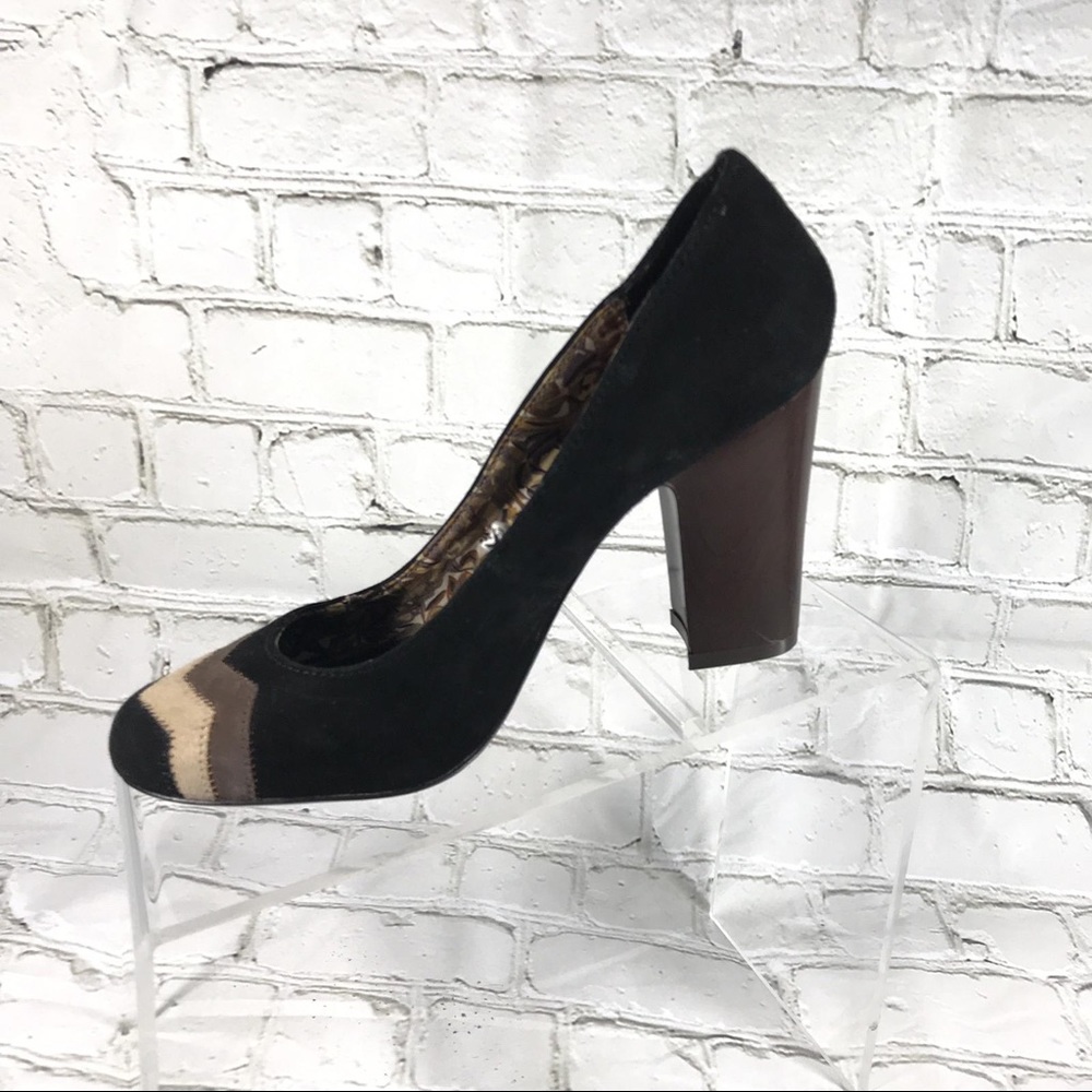 Missoni for target black suede chevron pumps